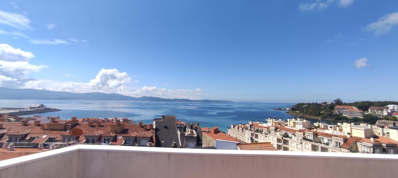 Ático con amplia terraza y espectaculares vistas Apartamento Sanxenxo Exterior foto