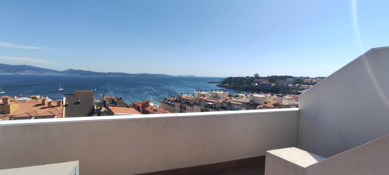 Ático con amplia terraza y espectaculares vistas Apartamento Sanxenxo Exterior foto