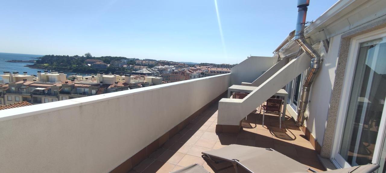 Ático con amplia terraza y espectaculares vistas Apartamento Sanxenxo Exterior foto